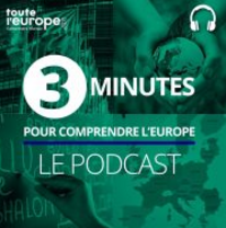 Visuel des podcasts l'Europe en 3 minutes
