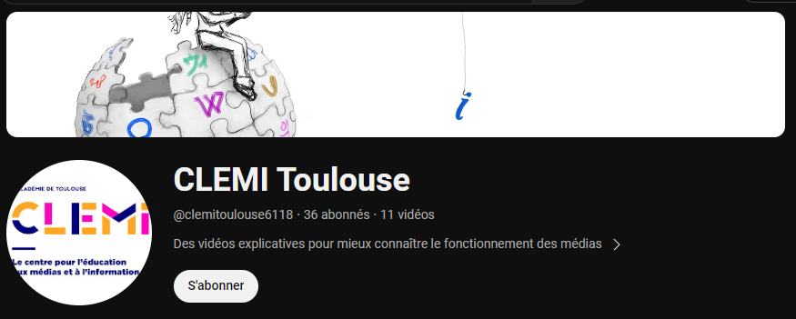 Chaine youtube CLEMI Toulouse