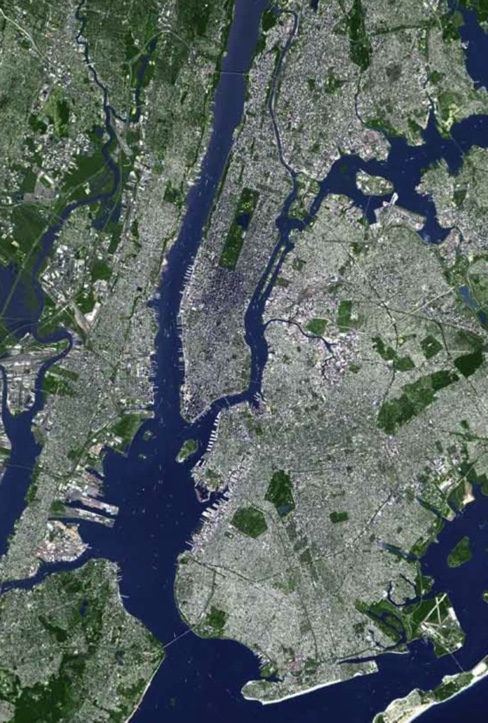 image satellite NYC