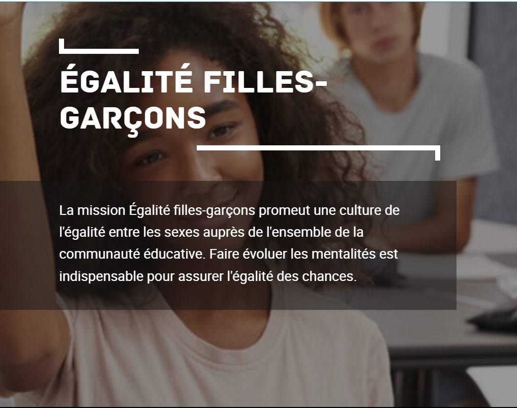 Page site Egalité
